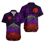 custom-personalised-warriors-rugby-hawaiian-shirt-new-zealand-mount-taranaki-with-poppy-flowers-anzac-vibes-purple-1