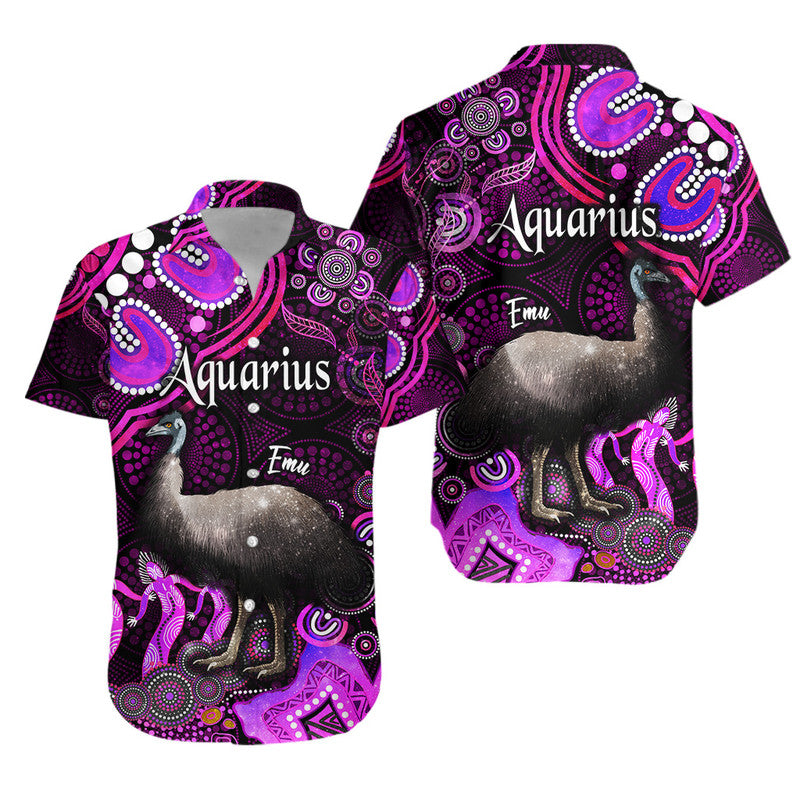 australian-astrology-hawaiian-shirt-aquarius-emu-glider-zodiac-aboriginal-vibes-pink
