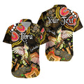 custom-personalised-australian-astrology-hawaiian-shirt-libra-cockatoo-glider-zodiac-aboriginal-vibes-gold