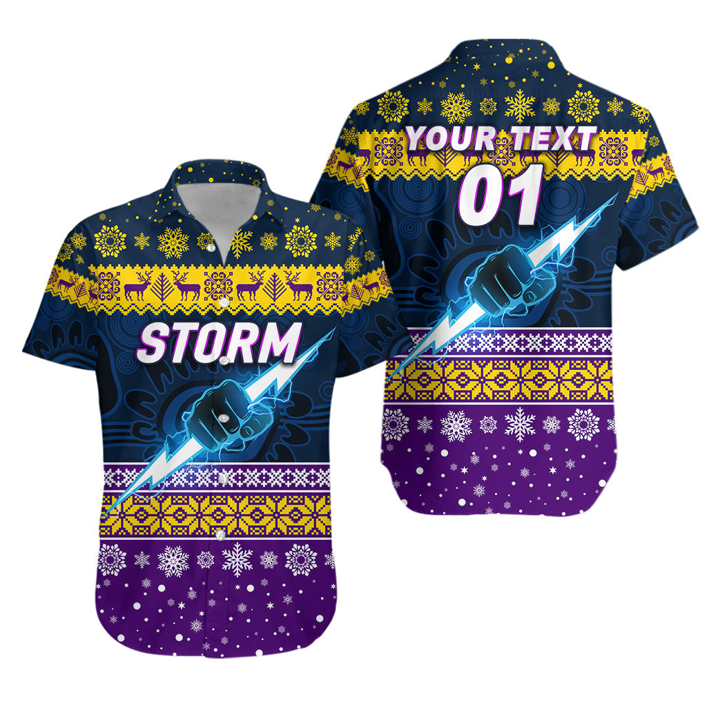 custom-personalised-melbourne-storm-hawaiian-shirt-christmas-simple-style-navy