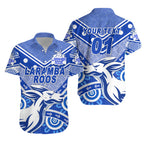 (Custom Personalised) Laramba Roos Football Club Hawaiian Shirt Kangaroos Original - Blue, Custom Text And Number