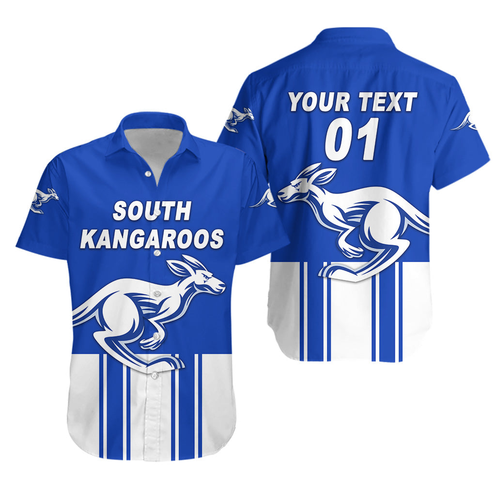 (Custom Personalised) South Alice Football Club Hawaiian Shirt South Kangaroos Original - Blue, Custom Text And Number LT8 - Vibe Hoodie