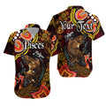 custom-personalised-australian-astrology-hawaiian-shirt-pisces-platypus-zodiac-aboriginal-vibes-red