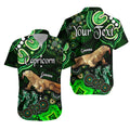 custom-personalised-australian-astrology-hawaiian-shirt-capricorn-goanna-zodiac-aboriginal-vibes-green
