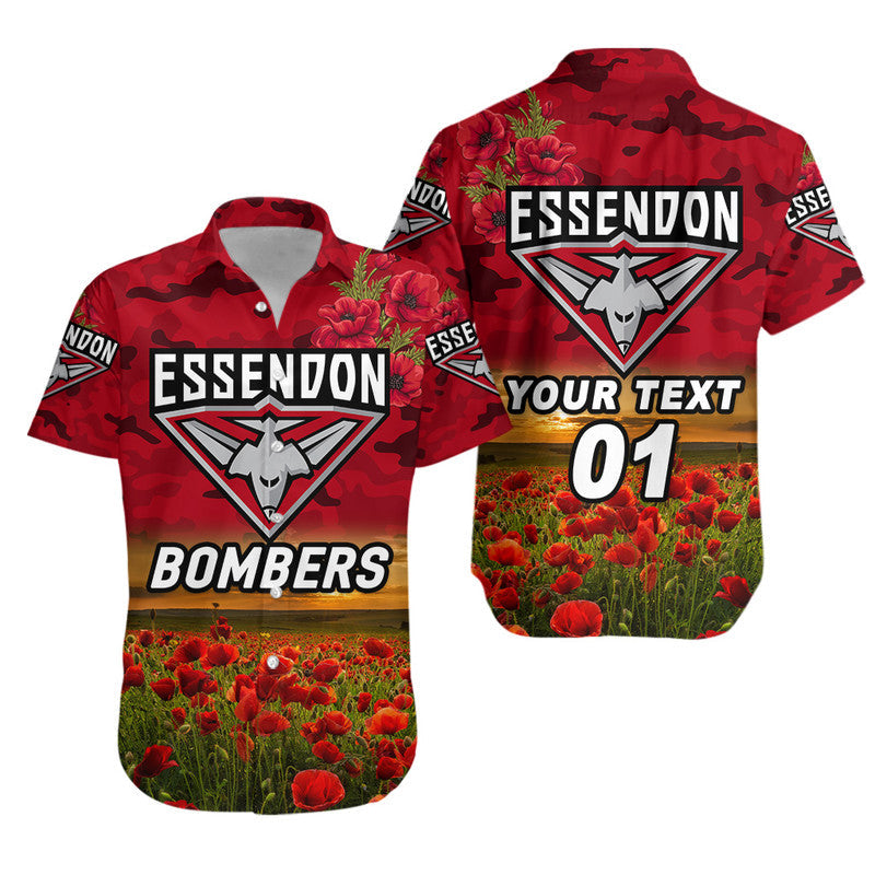 custom-personalised-essendon-bombers-anzac-hawaiian-shirt-poppy-vibes-red