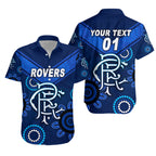 (Custom Personalised) Rovers Football Club Hawaiian Shirt Indigenous Version, Custom Text And Number LT8 - Vibe Hoodie