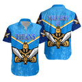 (Custom Personalised) Gold Coast Titans Hawaiian Shirt 2021 Gladiator Original Style NO.1, Custom Text And Number LT8 - Vibe Hoodie
