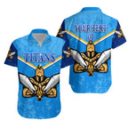 (Custom Personalised) Gold Coast Titans Hawaiian Shirt 2021 Gladiator Original Style NO.1, Custom Text And Number LT8 - Vibe Hoodie