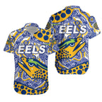 Parramatta Eels Hawaiian Shirt 2021 Indigenous Simple Style - Blue