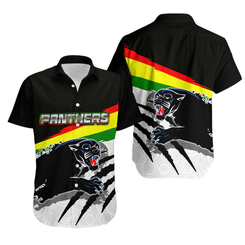 Panthers Hawaiian Shirt Aboriginal Dot Patterns LT6 - Vibe Hoodie