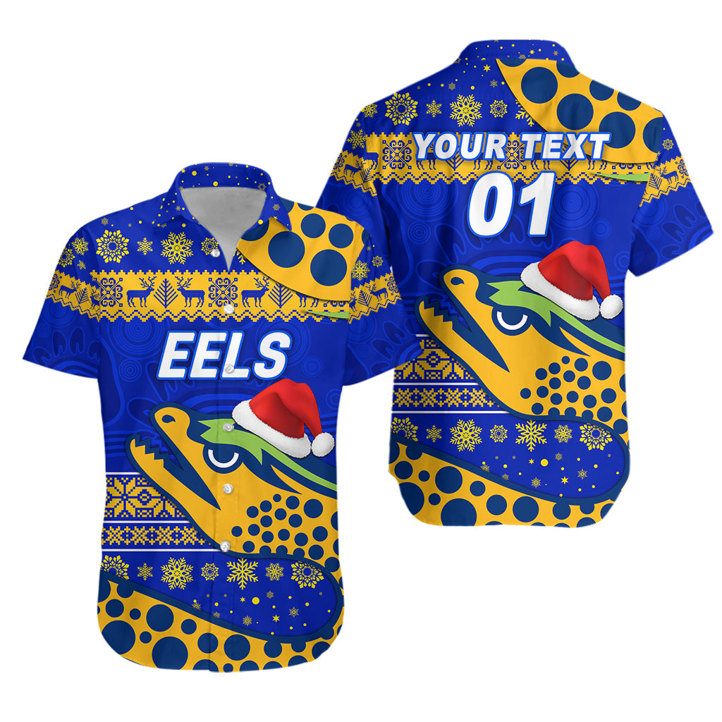 custom-personalised-parramatta-eels-hawaiian-shirt-christmas-simple-style-blue