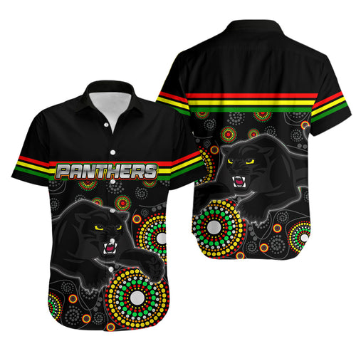 Panthers Aboriginal Hawaiian Shirt Aboriginal Patterns LT6 - Vibe Hoodie