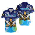 (Custom Personalised) Gold Coast Titans Hawaiian Shirt 2021 Simple Indigenous LT8 - Vibe Hoodie