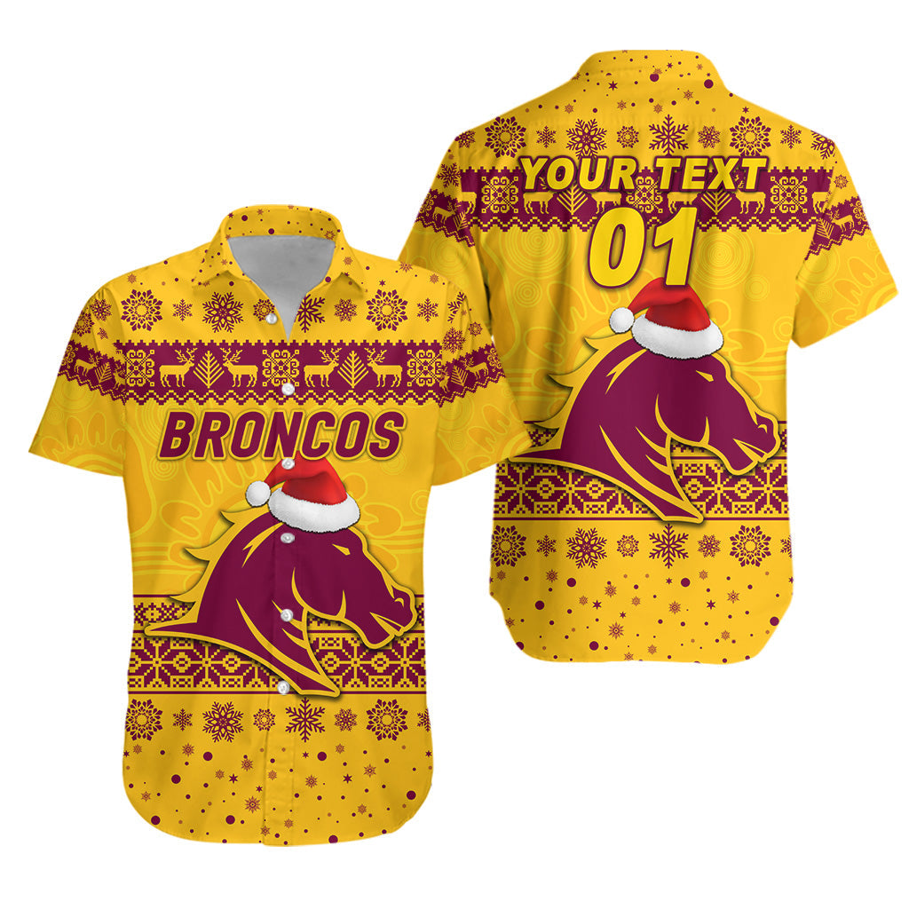 custom-personalised-brisbane-broncos-hawaiian-shirt-christmas-simple-style-gold