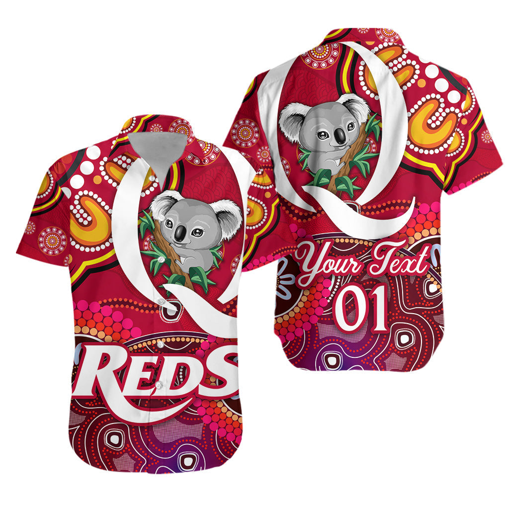 custom-personalised-queensland-reds-aboriginal-hawaiian-shirt-koala-indigenous-vibes