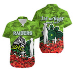 canberra-raiders-hawaiian-shirt-anzac-day-poppy-flowers-with-army-patterns