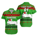 custom-personalised-south-sydney-rabbitohs-hawaiian-shirt-christmas-simple-style-green
