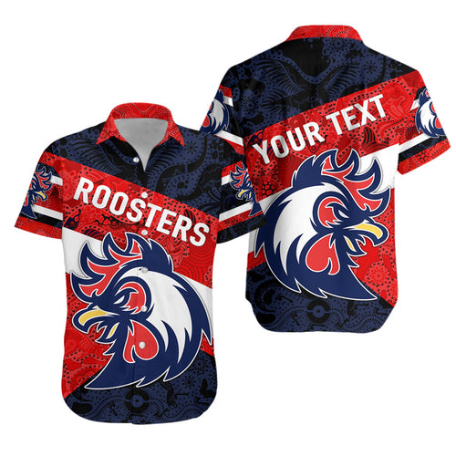 (Custom Personalised) Sydney Hawaiian Shirt Roosters 2021 Sporty Indigenous
