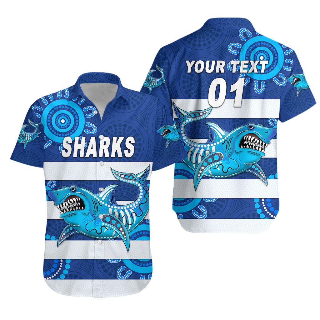 (Custom Personalised) East Fremantle Football Club Hawaiian Shirt Sharks Indigenous Version, Custom Text And Number