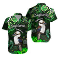 australian-astrology-hawaiian-shirt-sagittarius-kookaburra-zodiac-aboriginal-vibes-green