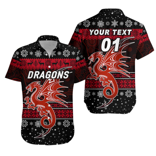 custom-personalised-st-george-illawarra-dragons-hawaiian-shirt-christmas-simple-style-black