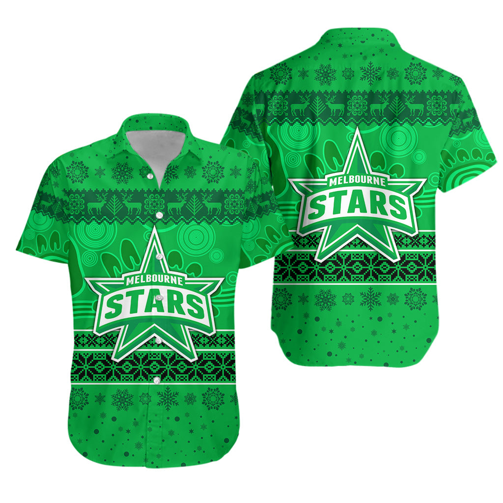 melbourne-stars-hawaiian-shirt-christmas-simple-style
