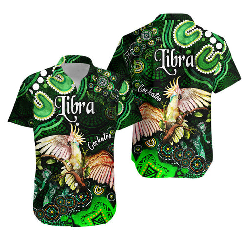 australian-astrology-hawaiian-shirt-libra-cockatoo-glider-zodiac-aboriginal-vibes-green