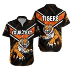 (Custom Personalised) Wests Tigers Hawaiian Shirt 2021 Simple LT8 - Vibe Hoodie