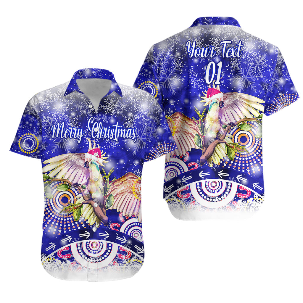 custom-personalised-australia-cockatoo-christmas-hawaiian-shirt-original-style-blue