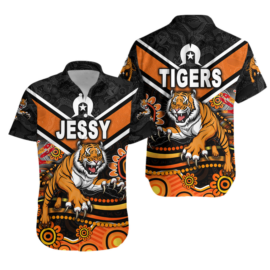 Jessy - Wests Tigers Hawaiian Shirt 2021 Naidoc LT8 - Vibe Hoodie