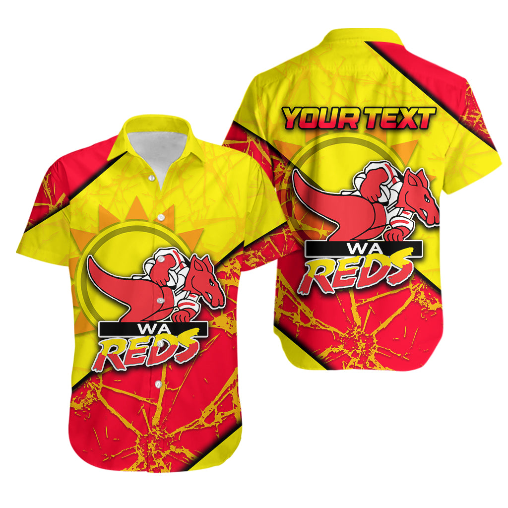 (Custom Personalised) Western Reds Hawaiian Shirt Kangaroos