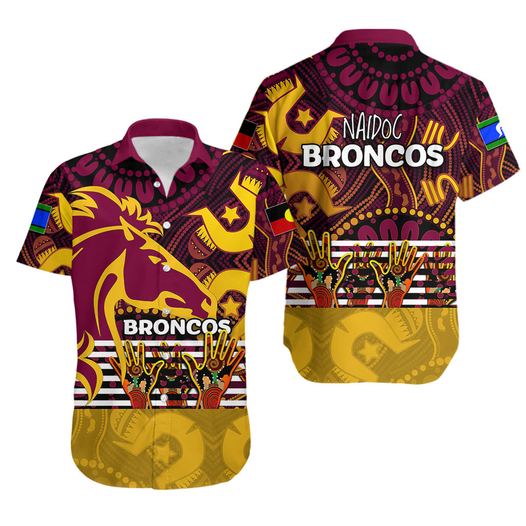 NAIDOC Brisbane Broncos Hawaiian Shirt Naidoc Patterns LT6 - Vibe Hoodie
