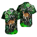 custom-personalised-australian-astrology-hawaiian-shirt-aries-kangaroo-zodiac-aboriginal-vibes-green