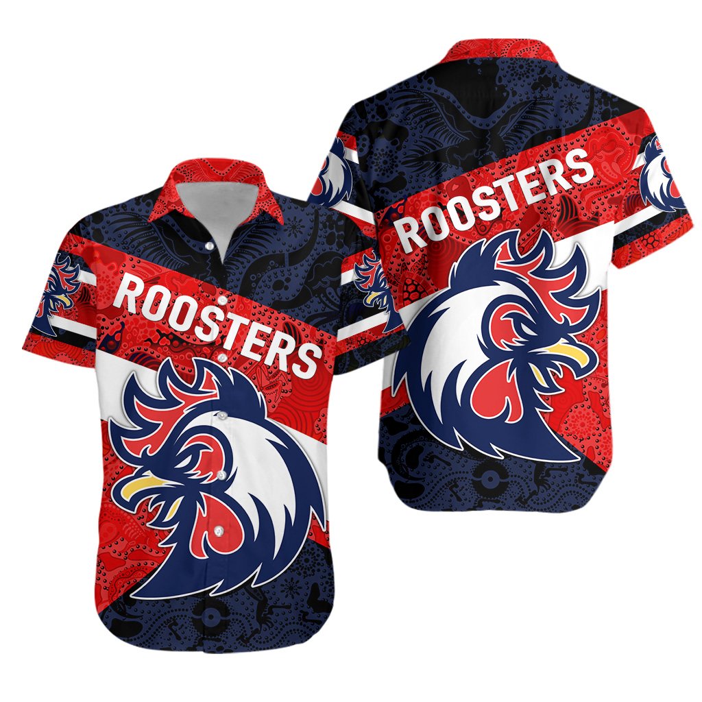 Sydney Hawaiian Shirt Roosters 2021 Sporty Indigenous