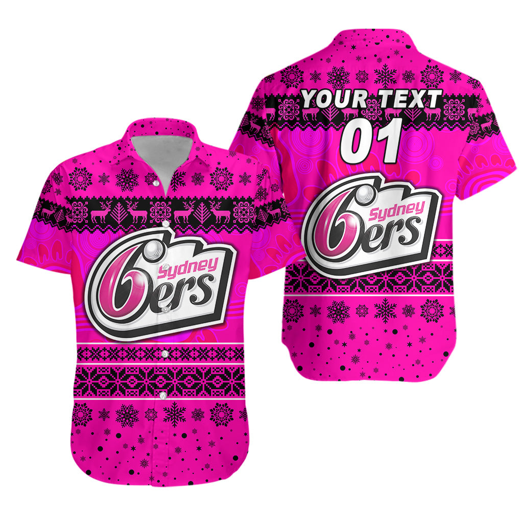 custom-personalised-sydney-sixers-hawaiian-shirt-christmas-simple-style