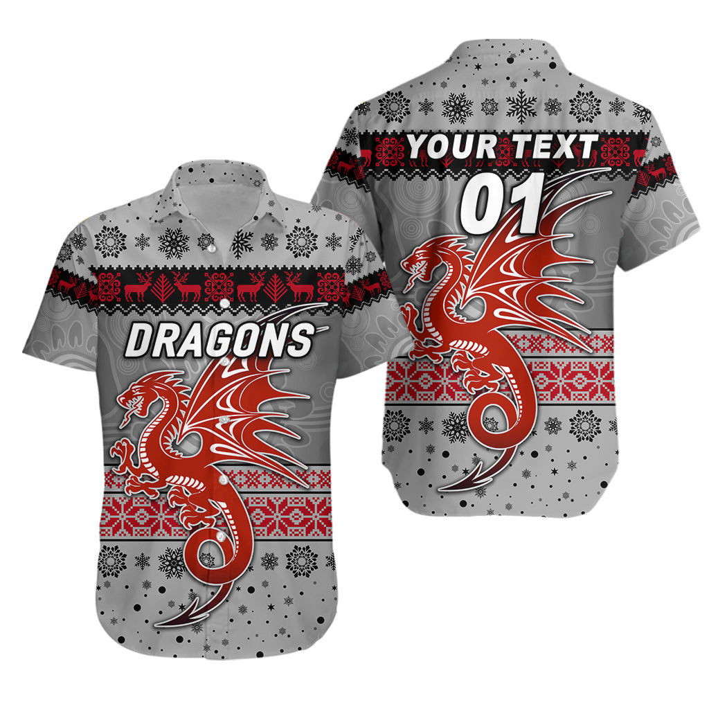 custom-personalised-st-george-illawarra-dragons-hawaiian-shirt-christmas-simple-style-grey