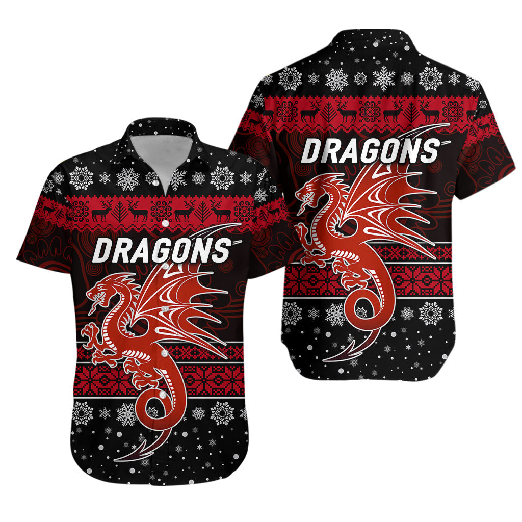 st-george-illawarra-dragons-hawaiian-shirt-christmas-simple-style-black