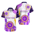 (Custom Personalised) Melbourne Storm Hawaiian Shirt 2021 Indigenous - Latest Style LT8 - Vibe Hoodie