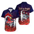 sydney-roosters-hawaiian-shirt-anzac-day-poppy-flowers-with-army-patterns