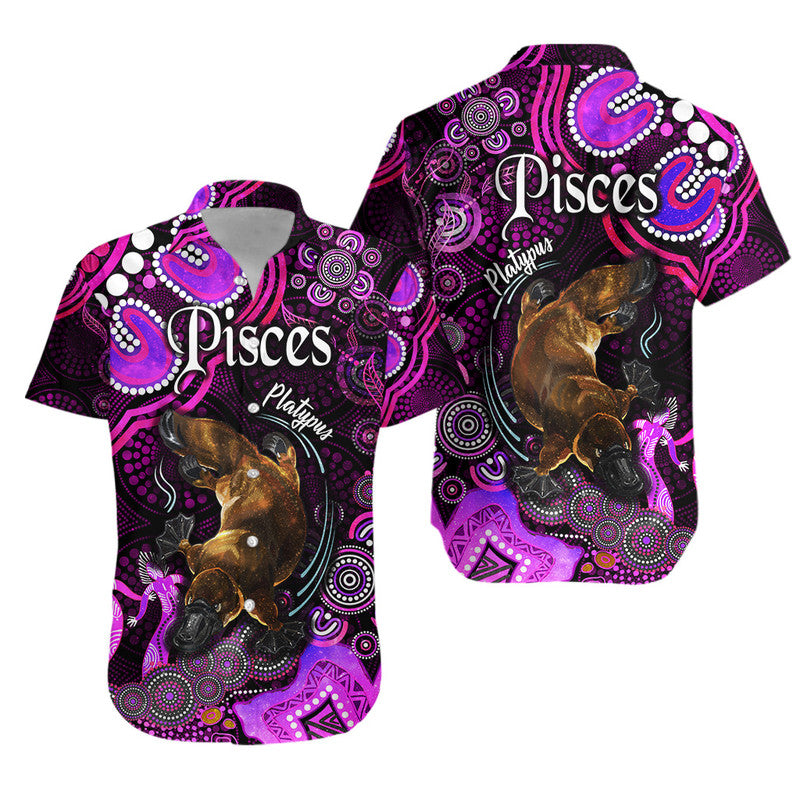 australian-astrology-hawaiian-shirt-pisces-platypus-zodiac-aboriginal-vibes-pink