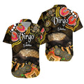 australian-astrology-hawaiian-shirt-virgo-echidna-zodiac-aboriginal-vibes-gold