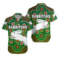 South Sydney Rabbitohs Hawaiian Shirt 2021 Indigenous Vibes - Green LT8 - Vibe Hoodie