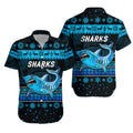 cronulla-sutherland-sharks-hawaiian-shirt-christmas-simple-style-black