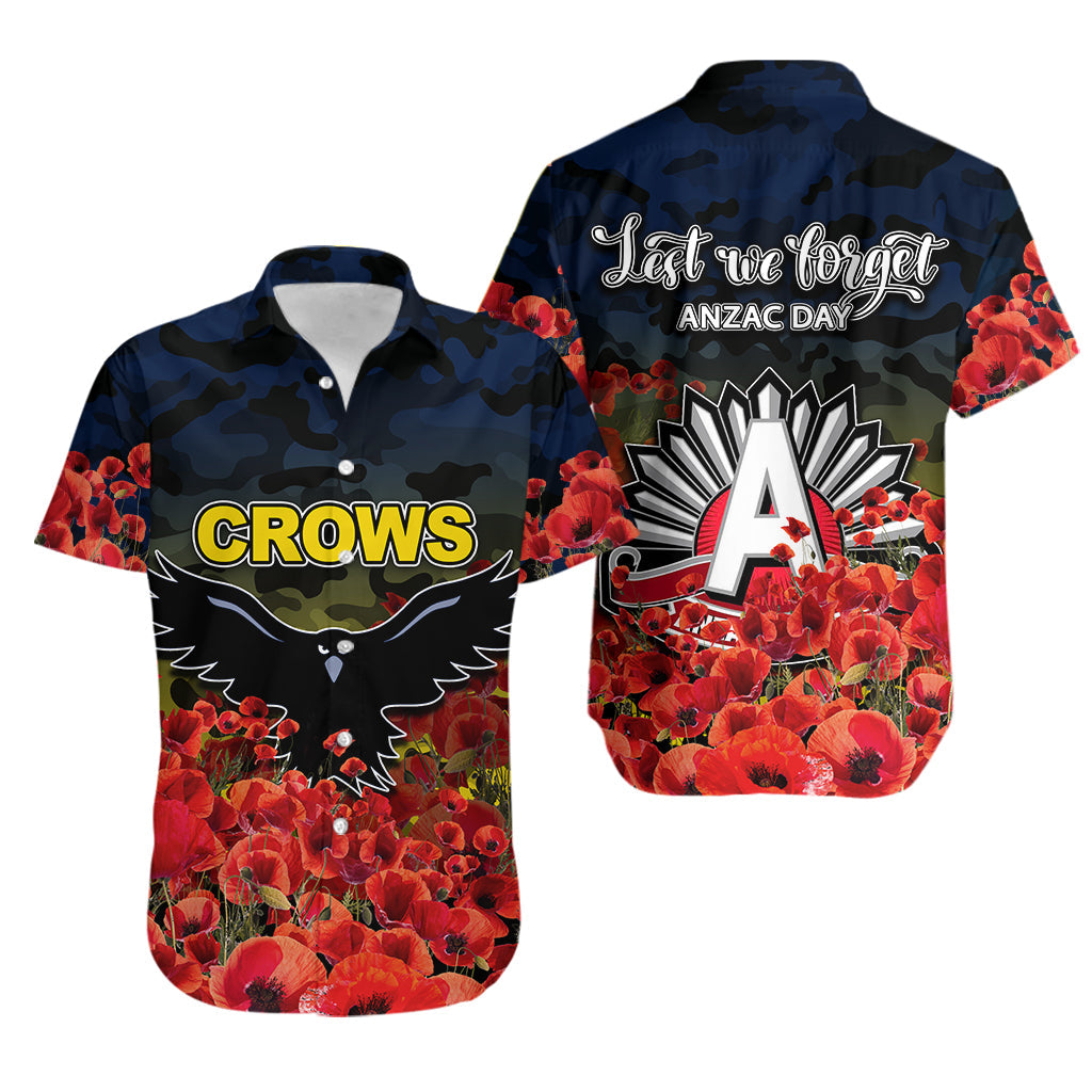 anzac-day-crows-hawaiian-shirt-poppy-flowers-with-army-patterns
