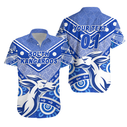 (Custom Personalised) South Alice Football Club Hawaiian Shirt South Kangaroos Indigenous Version, Custom Text And Number LT8 - Vibe Hoodie
