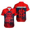 Demons Hawaiian Shirt-GIVE 'EM HELL