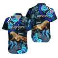 australian-astrology-hawaiian-shirt-capricorn-goanna-zodiac-aboriginal-vibes-blue