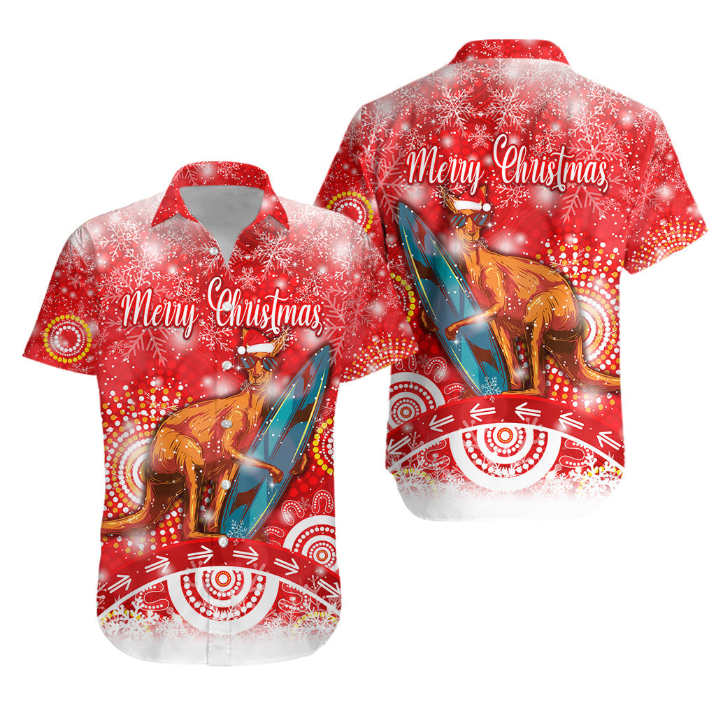 australia-kangaroo-christmas-hawaiian-shirt-original-style-red