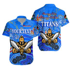 (Custom Personalised) Gold Coast Titans Hawaiian Shirt 2021 Naidoc LT8 - Vibe Hoodie