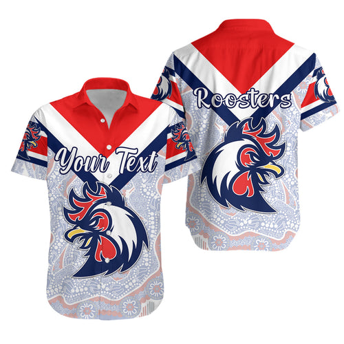 (Custom Personalised) TI TREE Roosters Hawaiian Shirt 2021 Indigenous Vibes - White